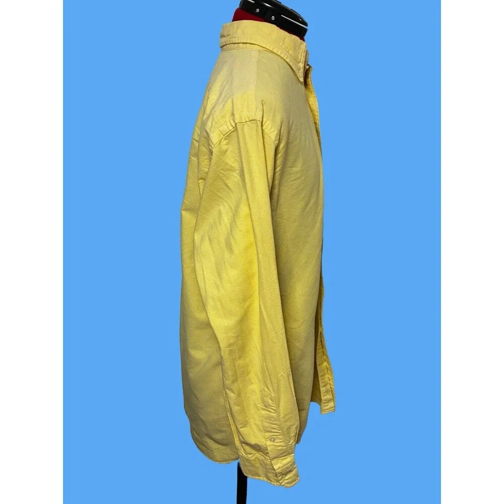Ralph Lauren Men’s Vintage Yellow Polo Shirt Size Medium